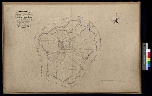 La Neuville-Roy - Cadastre napoléonien, tableau d'assemblage