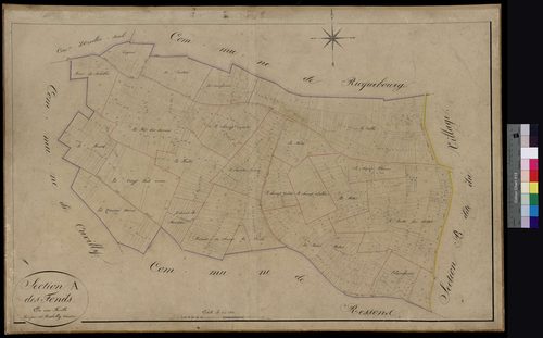 La Neuville-sur-Ressons - Cadastre napoléonien, section A