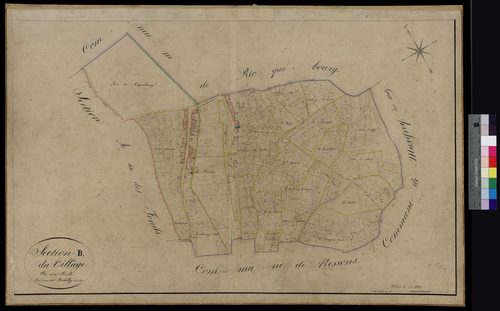 La Neuville-sur-Ressons - Cadastre napoléonien, section B