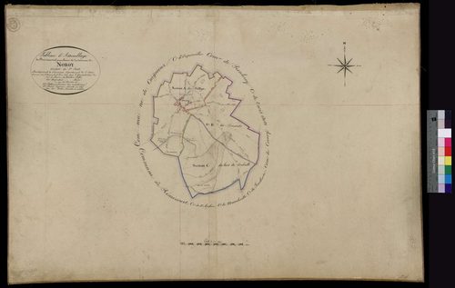 Noroy - Cadastre napoléonien, tableau d'assemblage