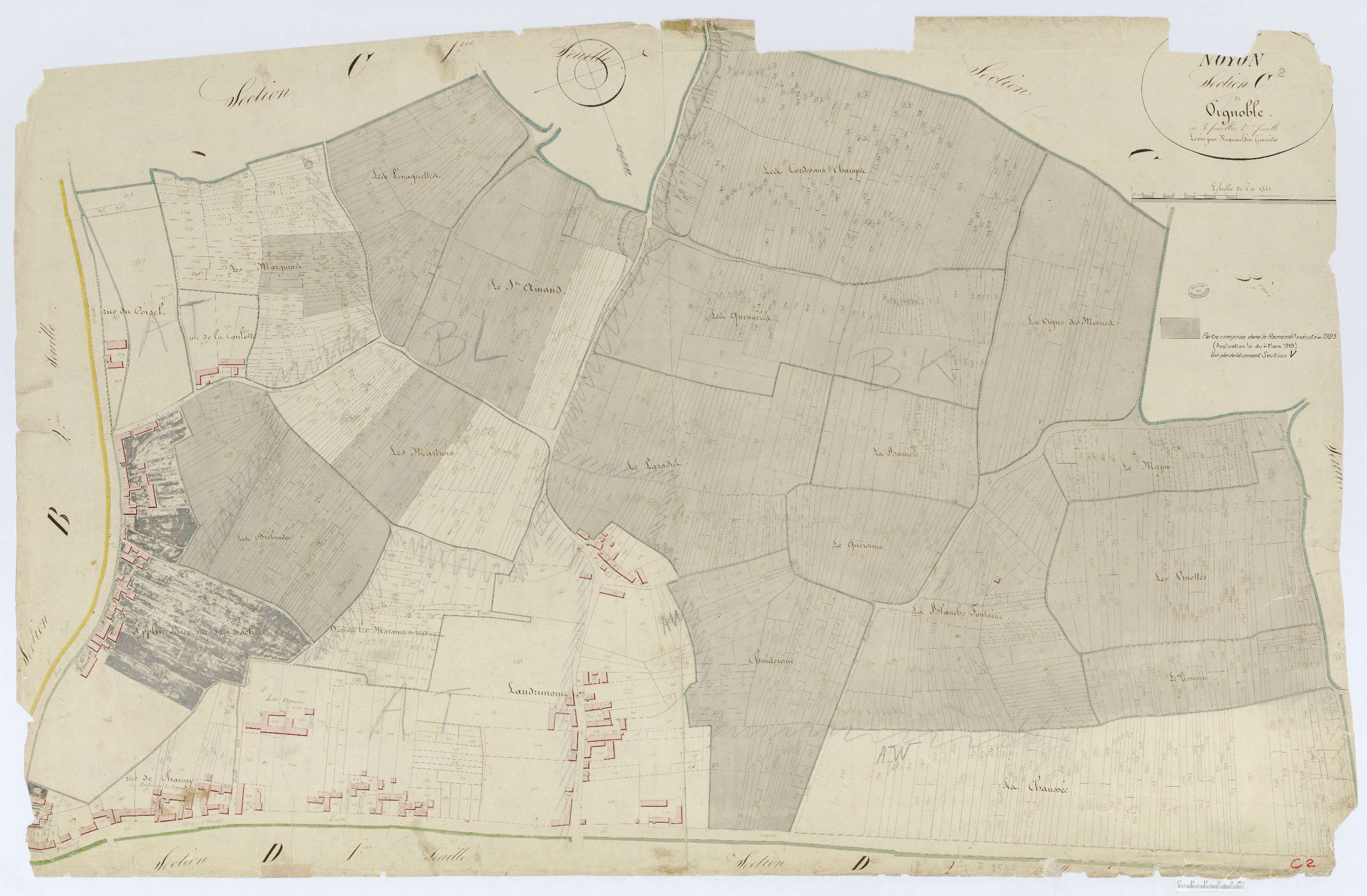 Noyon - Cadastre napoléonien, section C2
