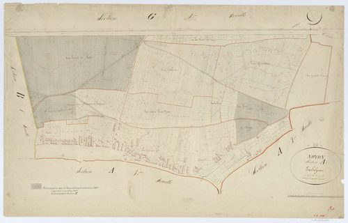 Noyon - Cadastre napoléonien, section A1