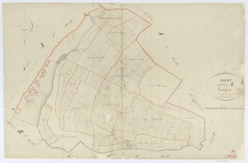 Noyon - Cadastre napoléonien, section A3