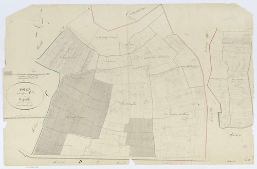 Noyon - Cadastre napoléonien, section C3
