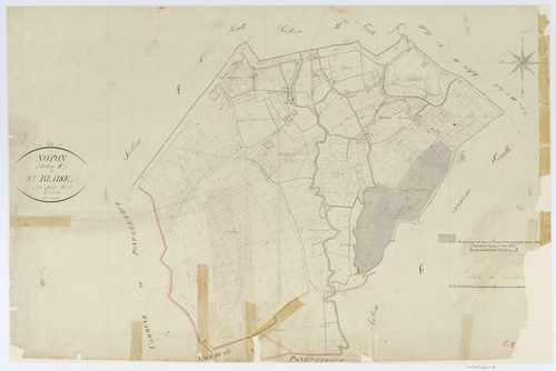 Noyon - Cadastre napoléonien, section E1