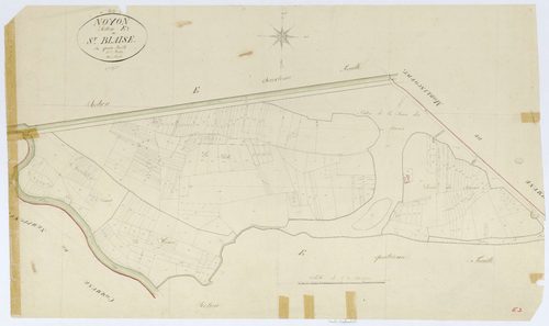 Noyon - Cadastre napoléonien, section E3