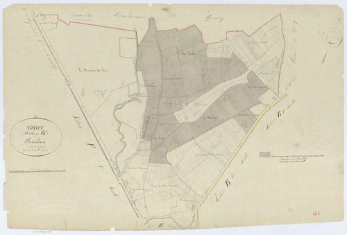 Noyon - Cadastre napoléonien, section G1