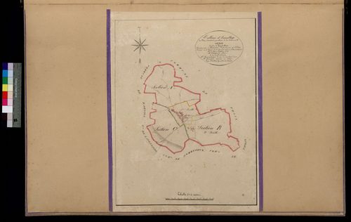 Offoy - Cadastre napoléonien, tableau d'assemblage