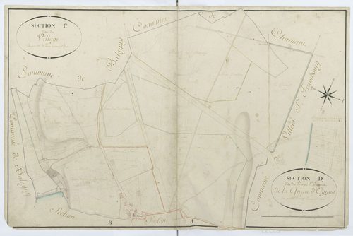 Ognon - Cadastre napoléonien, section C