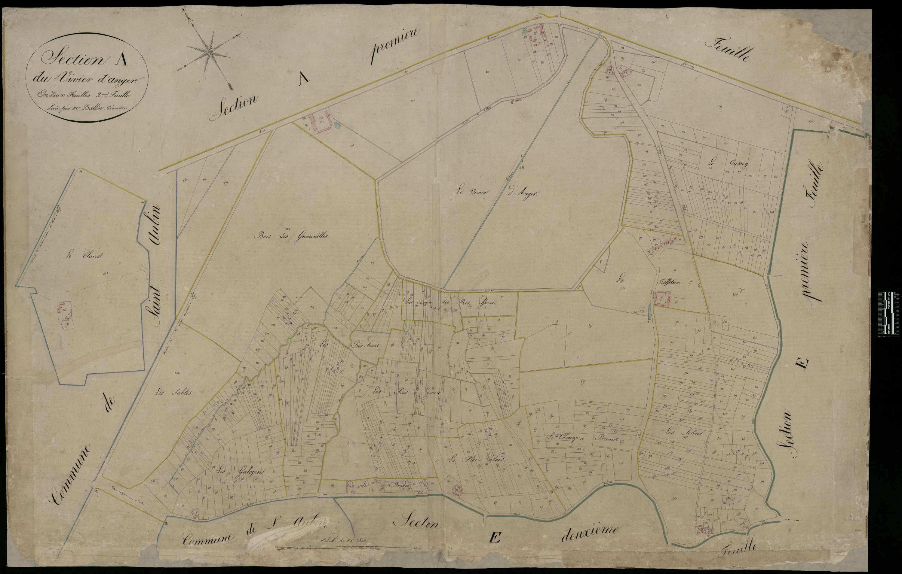 Ons-en-Bray - Cadastre napoléonien, section A2