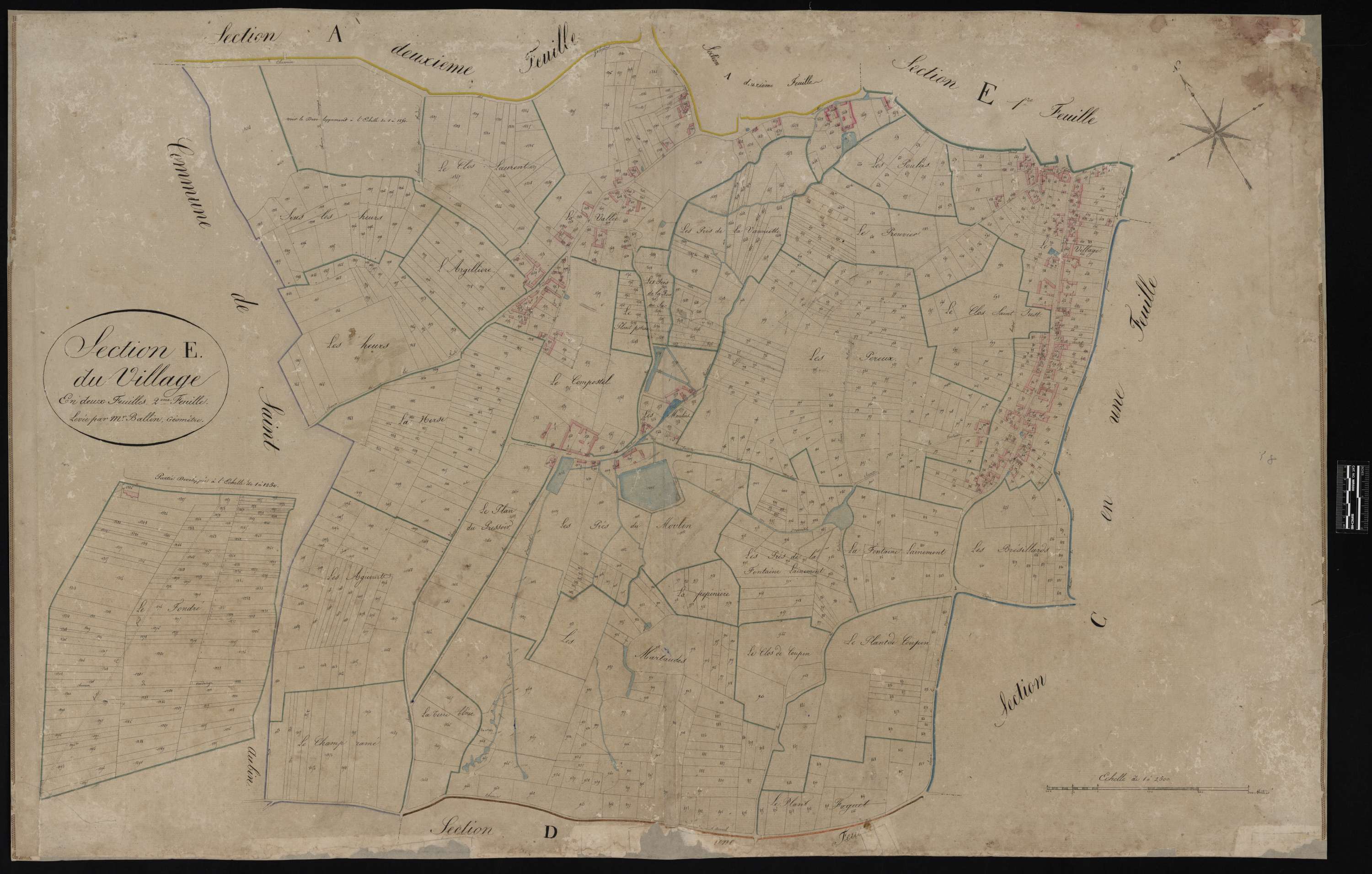 Ons-en-Bray - Cadastre napoléonien, section E2