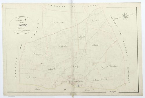 Ormoy-le-Davien - Cadastre napoléonien, section A