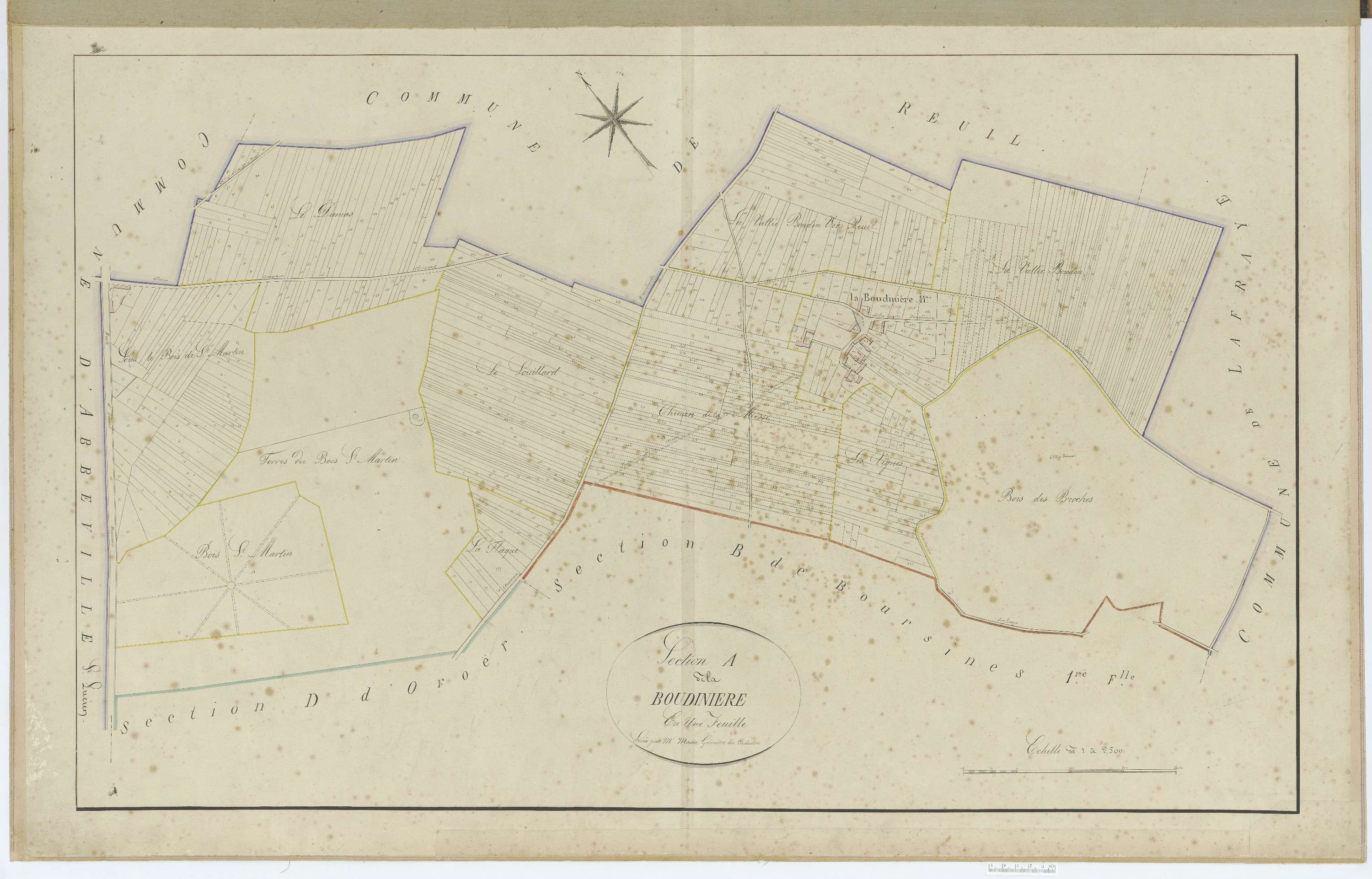 Oroër - Cadastre napoléonien, section A
