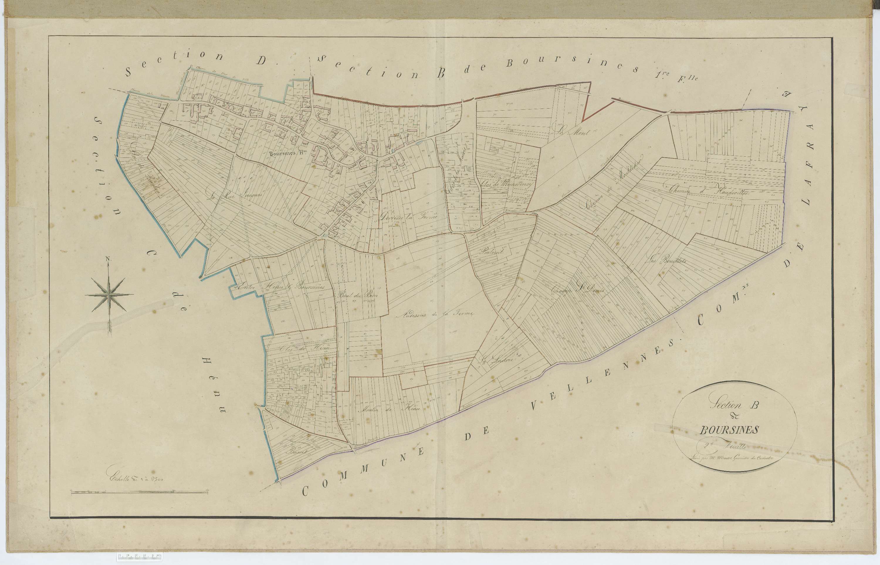 Oroër - Cadastre napoléonien, section B2