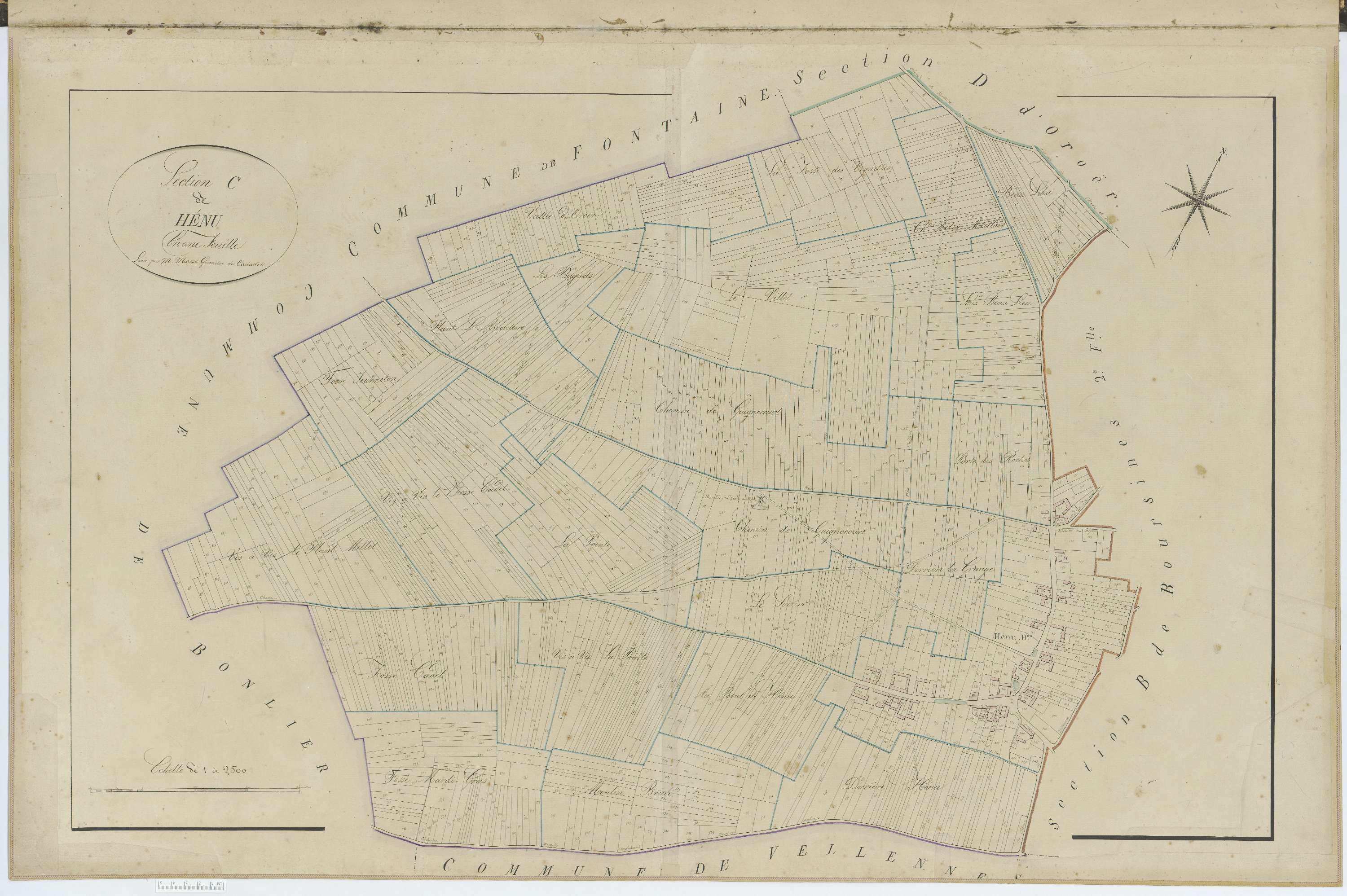 Oroër - Cadastre napoléonien, section C