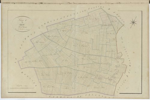 Oroër - Cadastre napoléonien, section C