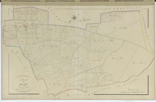 Oroër - Cadastre napoléonien, section D