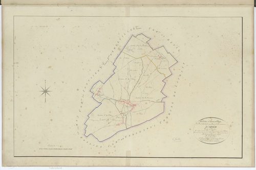 Oroër - Cadastre napoléonien, tableau d'assemblage