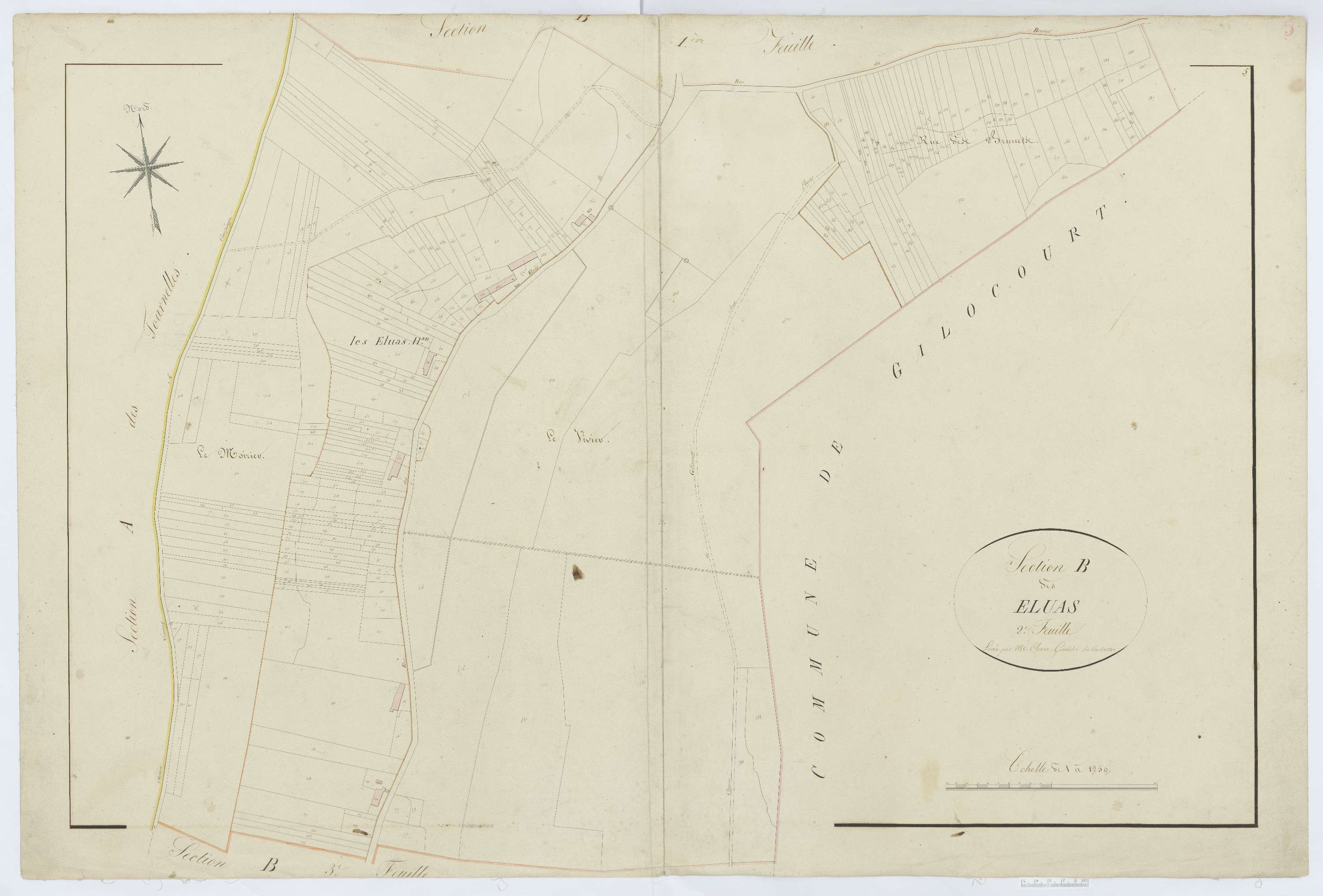 Orrouy - Cadastre napoléonien, section B2