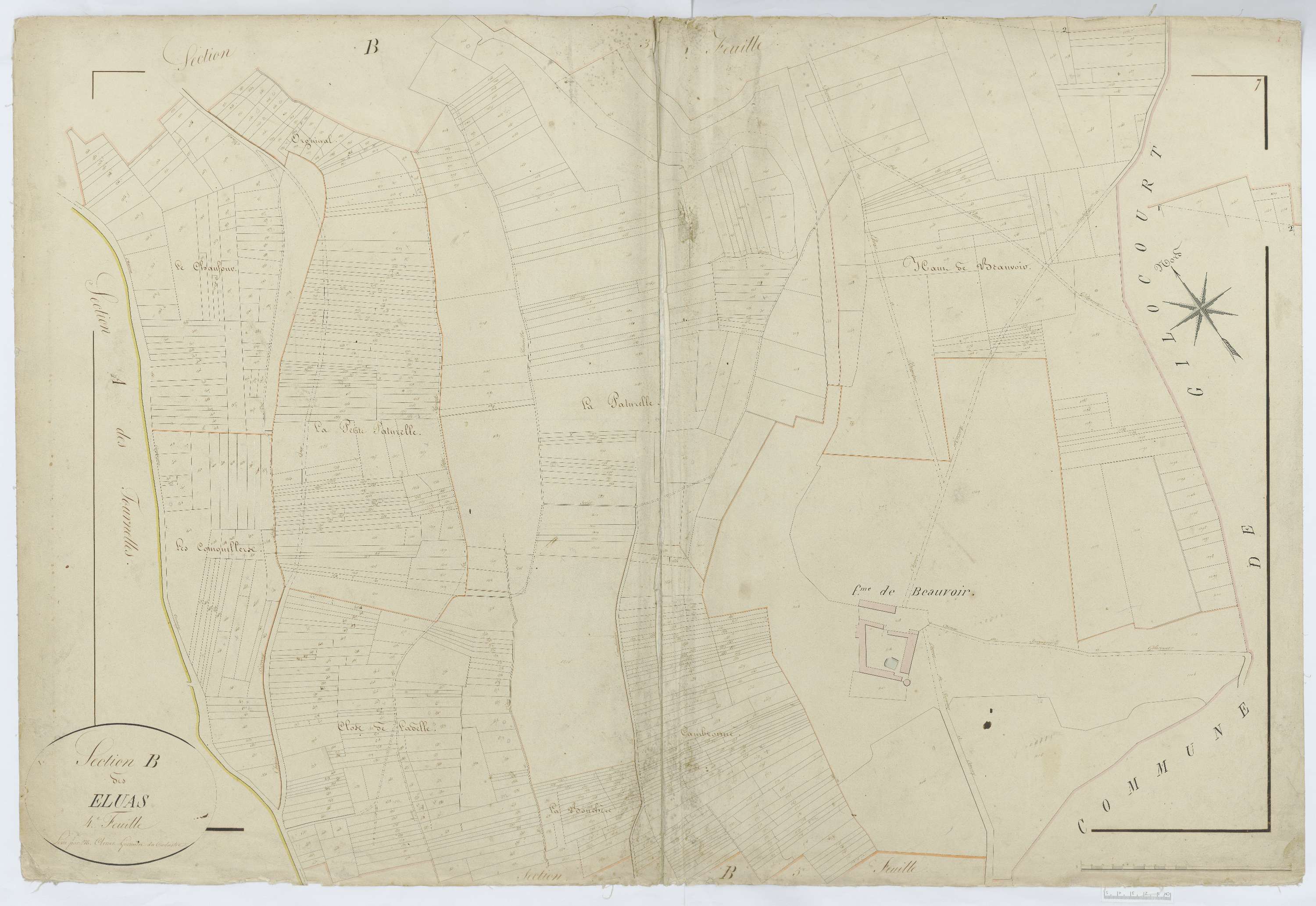Orrouy - Cadastre napoléonien, section B4