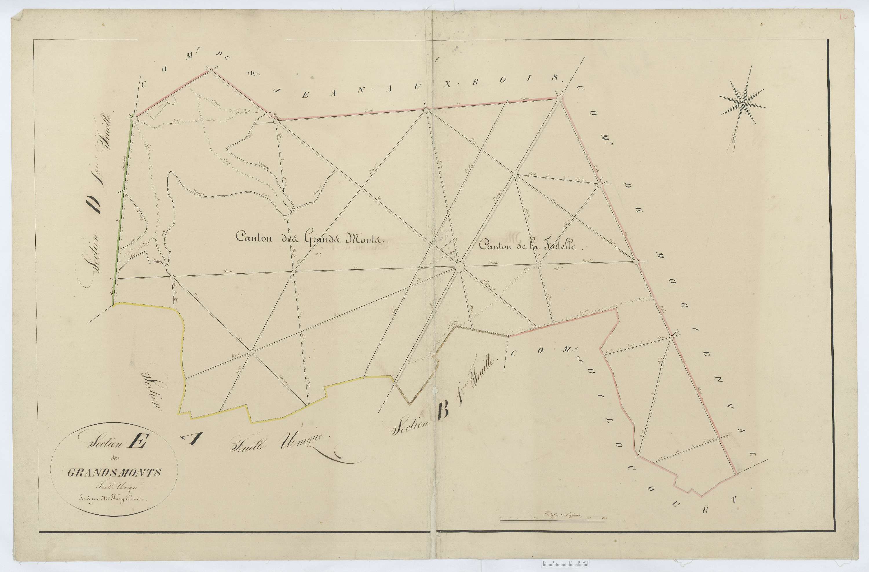 Orrouy - Cadastre napoléonien, section E