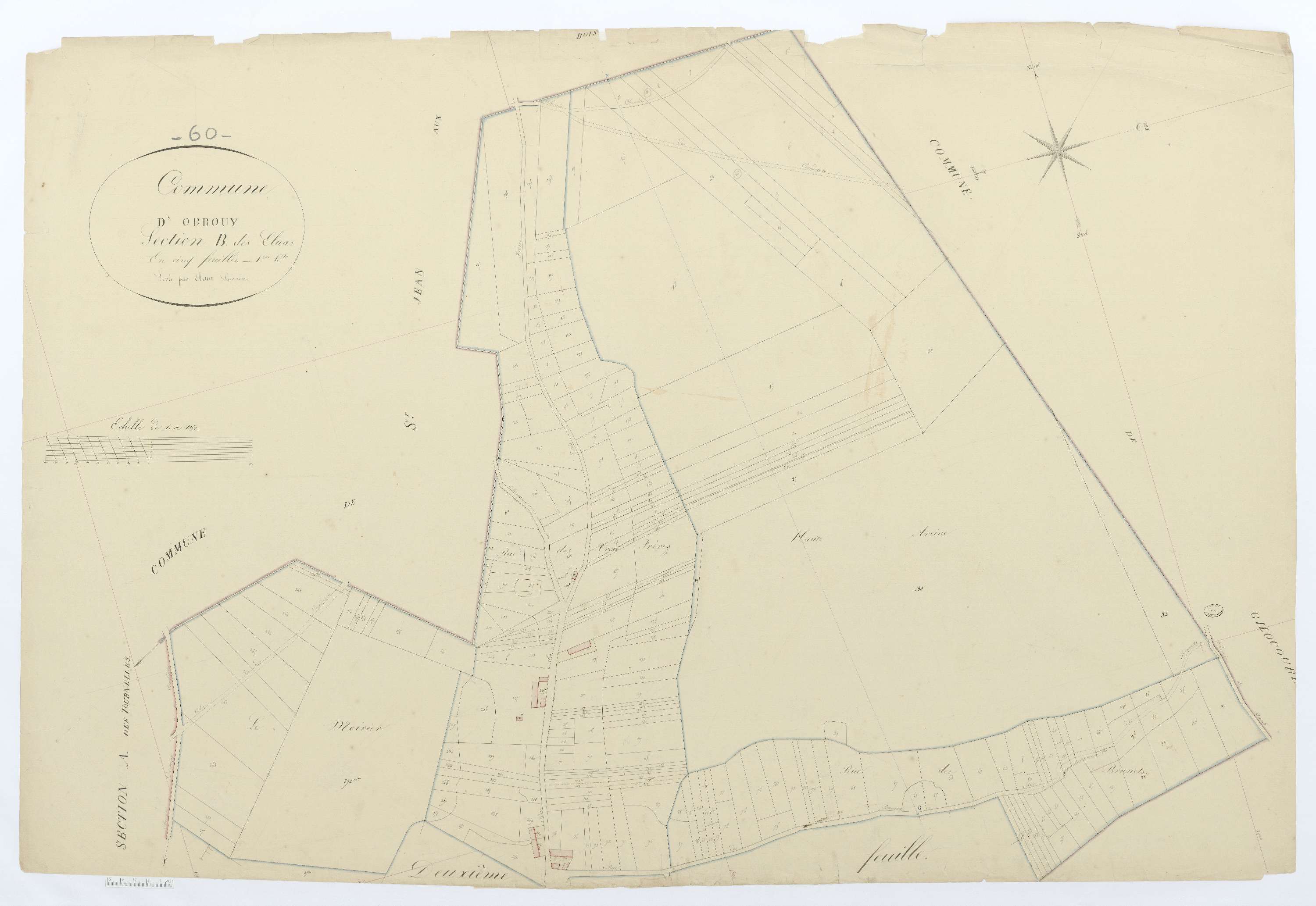 Orrouy - Cadastre napoléonien, section B1