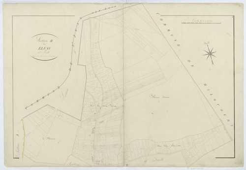 Orrouy - Cadastre napoléonien, section B1