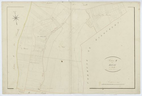 Orrouy - Cadastre napoléonien, section B2