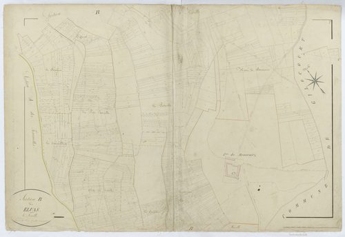 Orrouy - Cadastre napoléonien, section B4