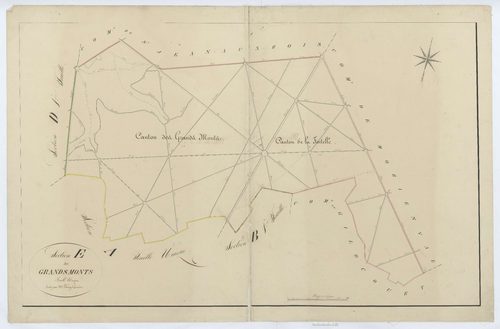 Orrouy - Cadastre napoléonien, section E