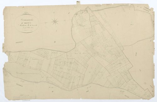 Orrouy - Cadastre napoléonien, section A, feuille unique