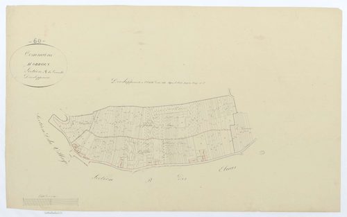 Orrouy - Cadastre napoléonien, développement de la section A