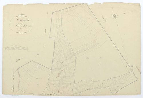 Orrouy - Cadastre napoléonien, section B1