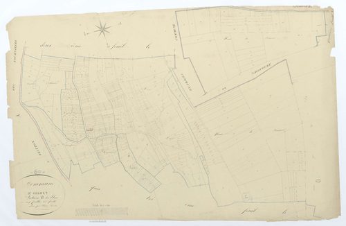 Orrouy - Cadastre napoléonien, section B3
