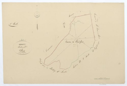 Orrouy - Cadastre napoléonien, section D1