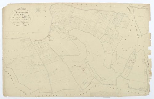 Orrouy - Cadastre napoléonien, section D2