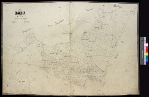 Orvillers-Sorel - Cadastre napoléonien, section A