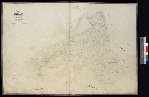 Orvillers-Sorel - Cadastre napoléonien, section F