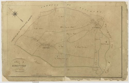 Oudeuil - Cadastre napoléonien, section A1