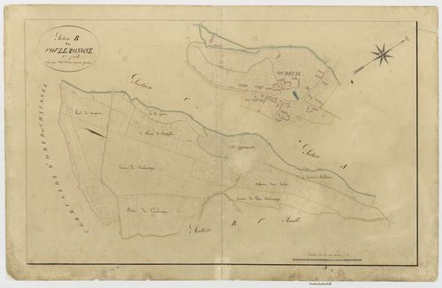 Oudeuil - Cadastre napoléonien, section B2