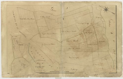 Oudeuil - Cadastre napoléonien, section C1