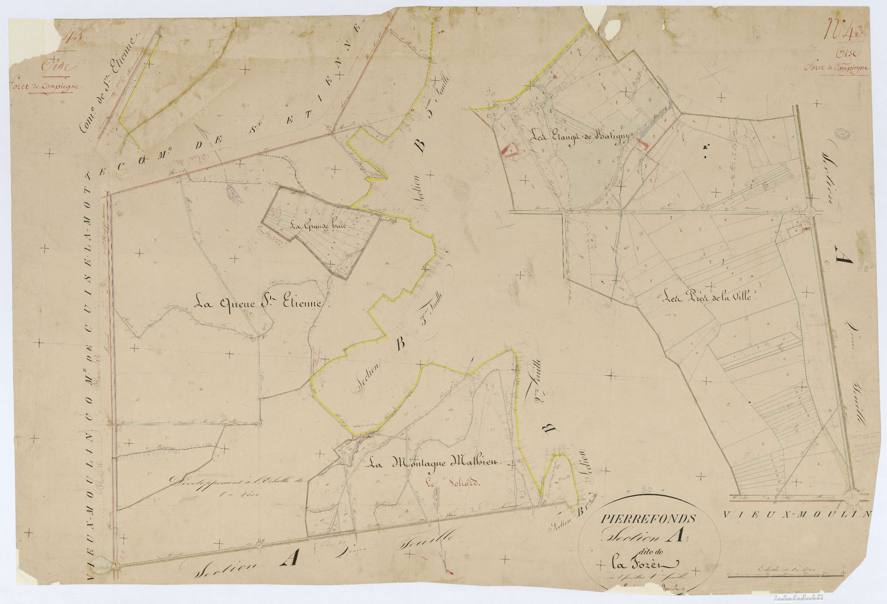 Pierrefonds - Cadastre napoléonien, section A1