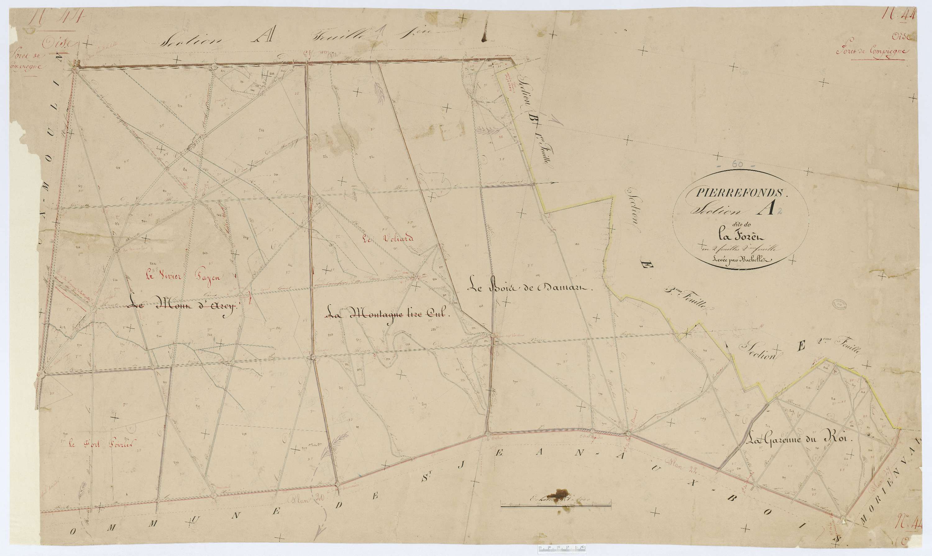 Pierrefonds - Cadastre napoléonien, section A2