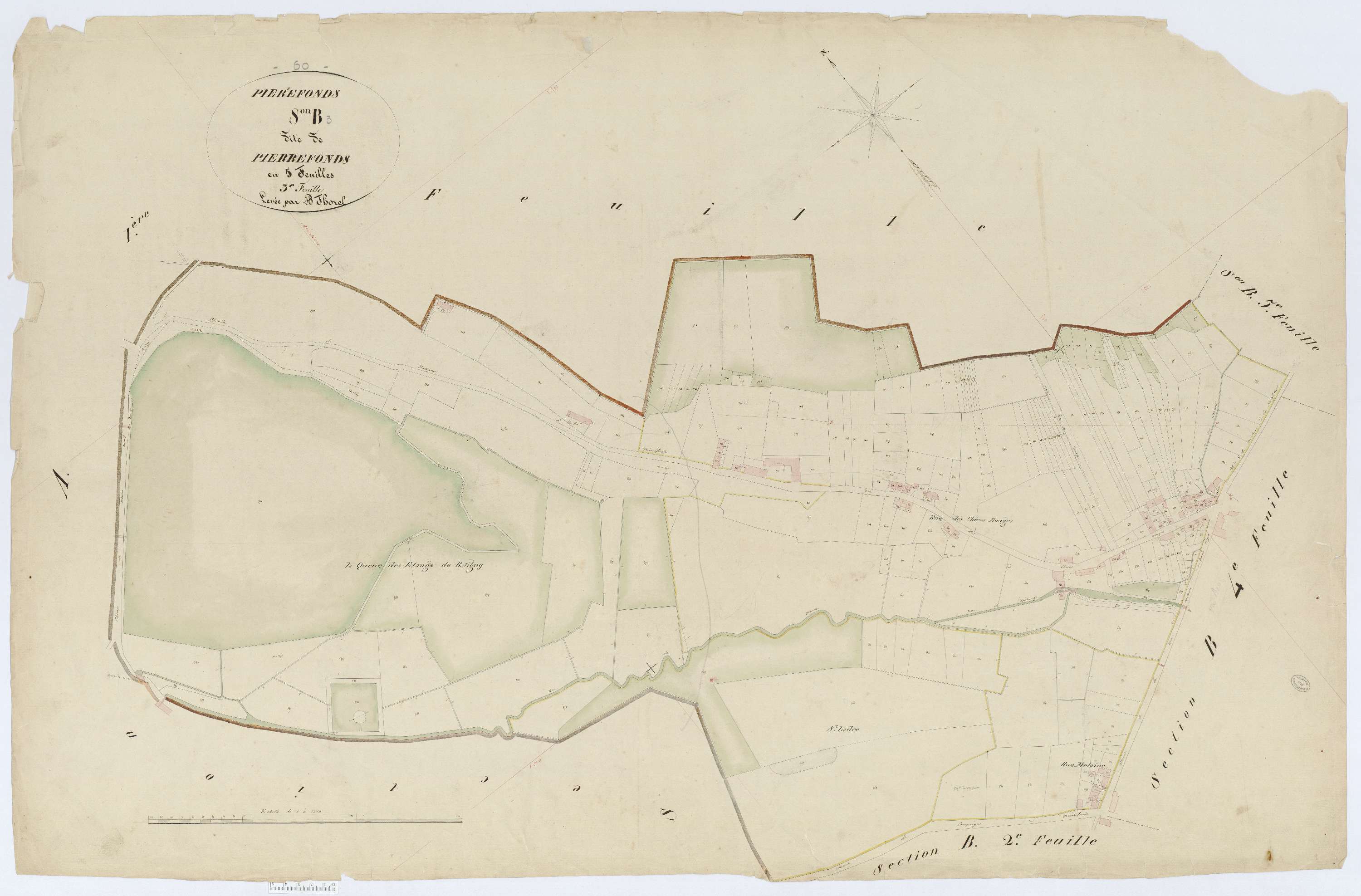Pierrefonds - Cadastre napoléonien, section B3