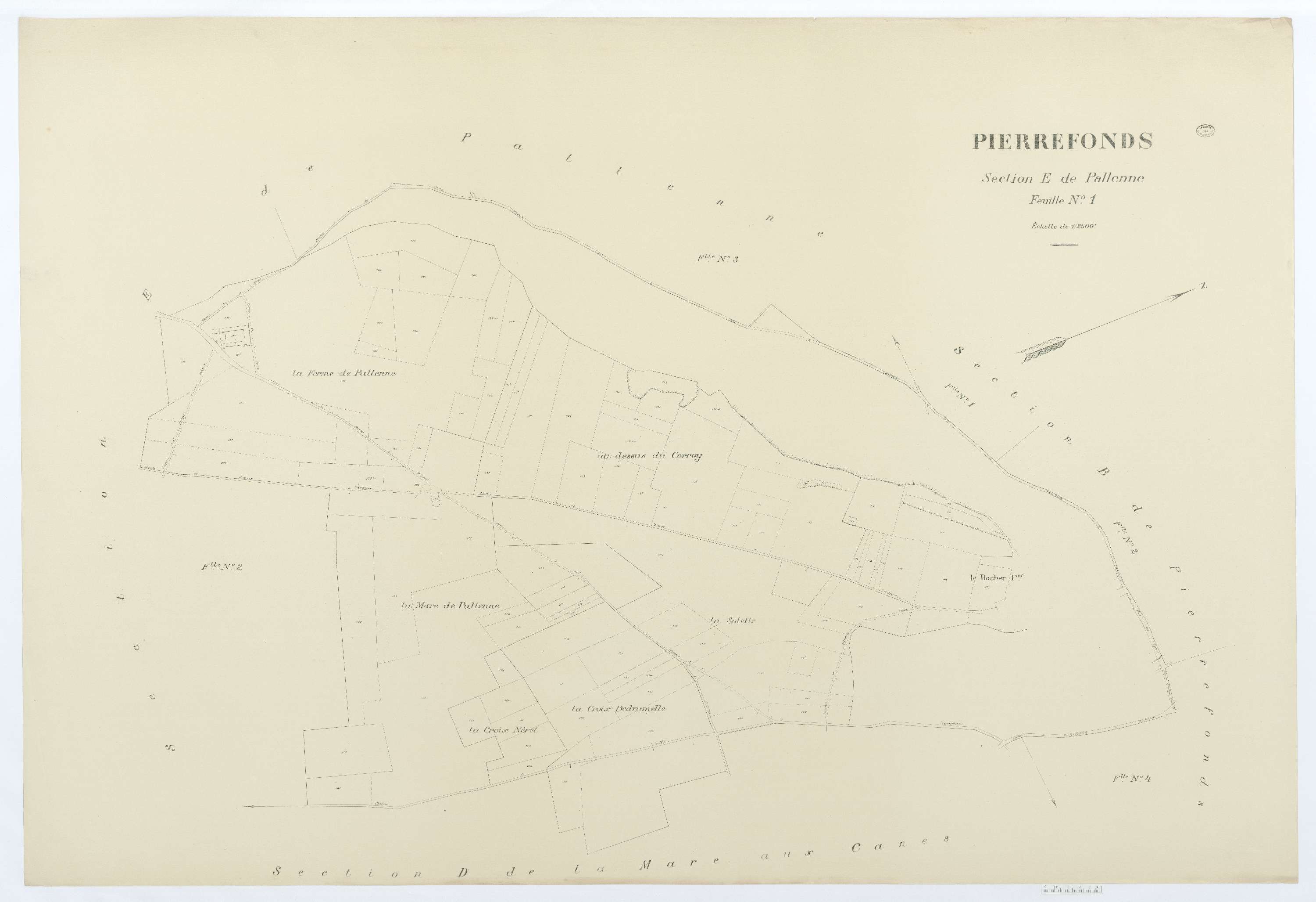 Pierrefonds - Cadastre napoléonien (copie), section E1