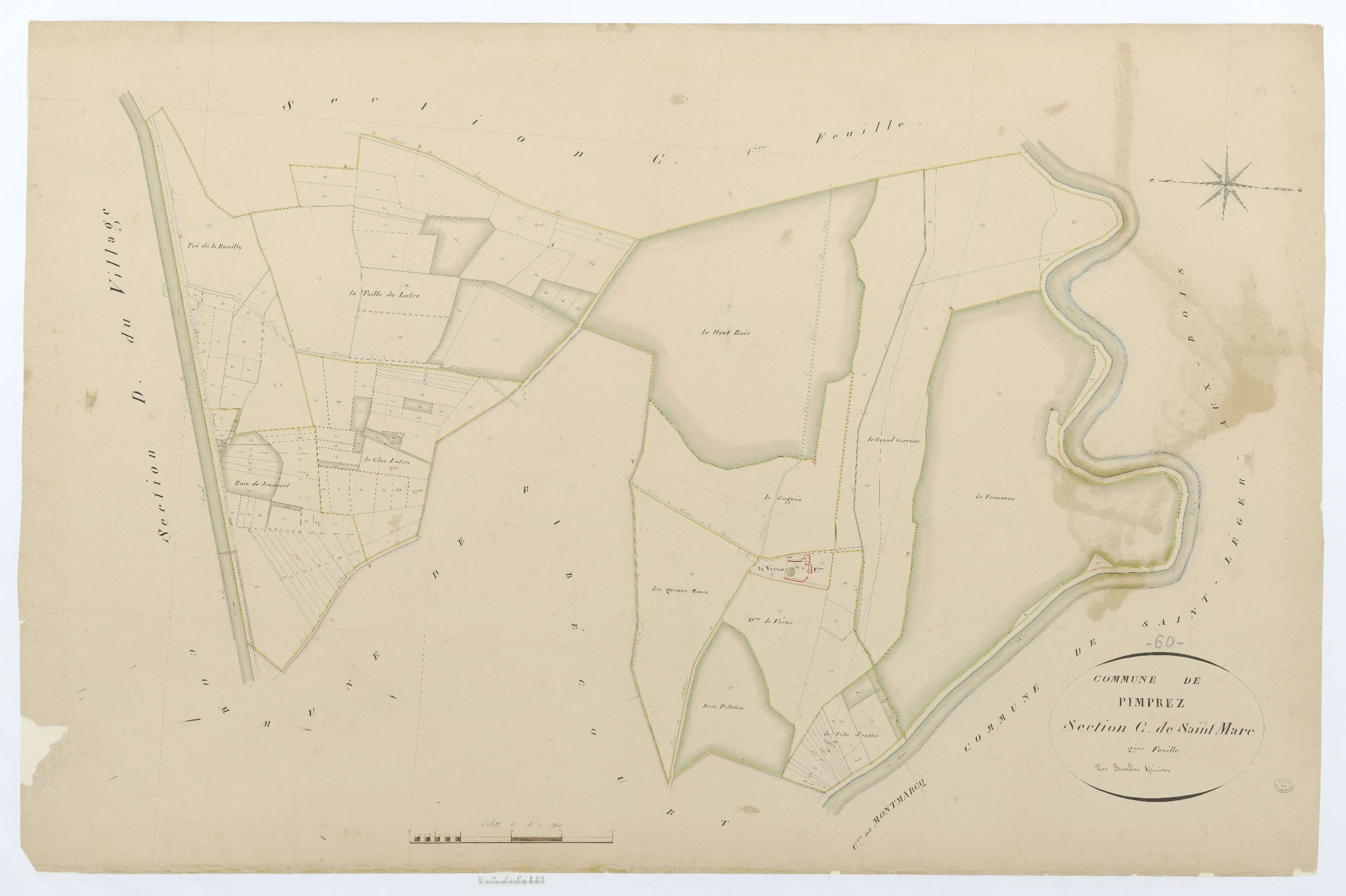 Pimprez - Cadastre napoléonien, section C2
