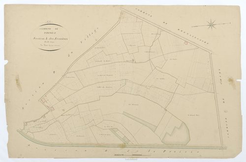 Pimprez - Cadastre napoléonien, section A, feuille unique