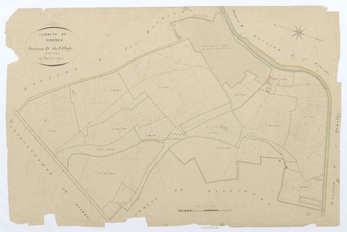 Pimprez - Cadastre napoléonien, section D