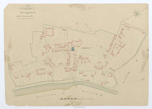 Pimprez - Cadastre napoléonien, développement de la section D
