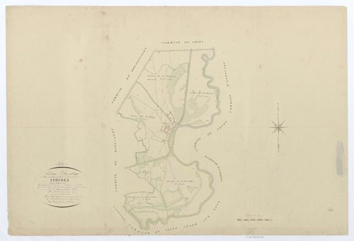 Pimprez - Cadastre napoléonien, tableau d'assemblage